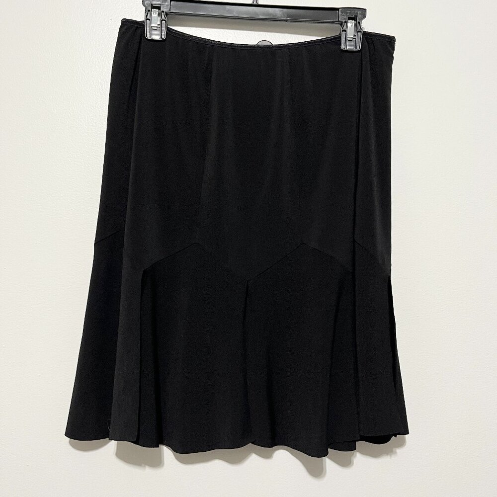 Cache Y2K Womens Deconstructed Skirt L Black Goth 2000s Steampunk Rave Witchy